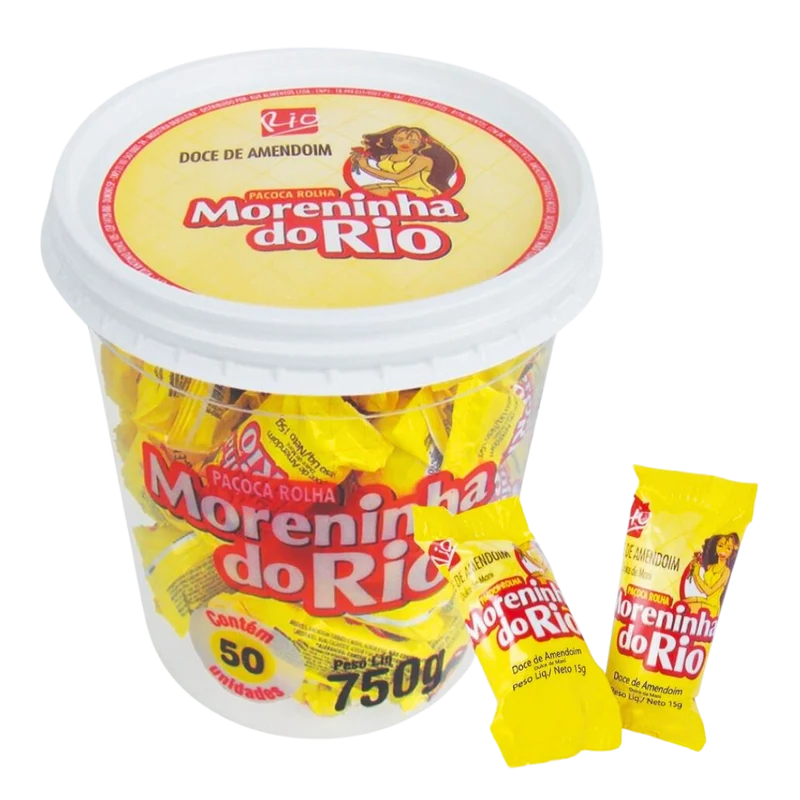 Douceur poudre de cacahuète forme bouchon (Paçoca rolha) - MORENINHA DO RIO - 750g