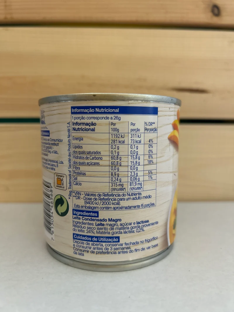 Lait concentré allégé (Leite Condensado Magro) - NESTLÉ - 387g