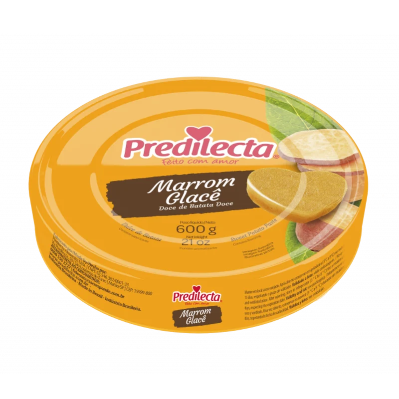Pâte de fruit à la Patate Douce en bloc (Marrom Glacê Lata) - PREDILECTA - 600g