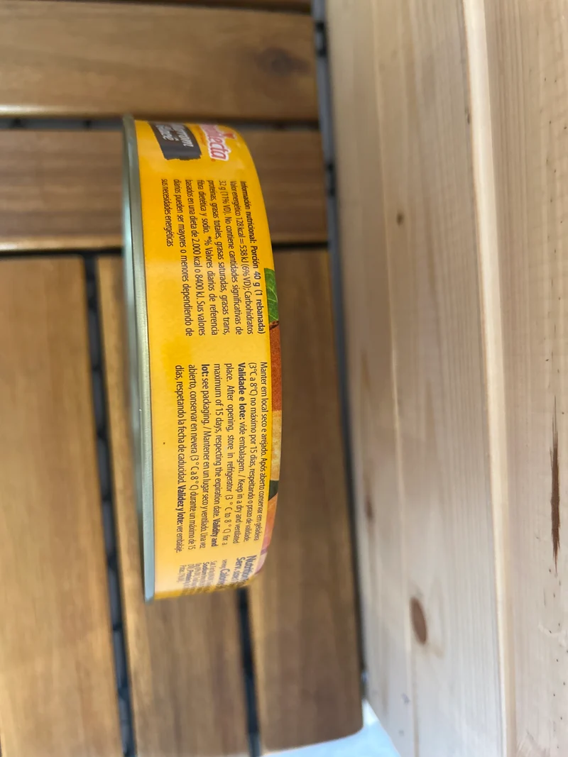 Pâte de fruit à la Patate Douce en bloc (Marrom Glacê Lata) - PREDILECTA - 600g