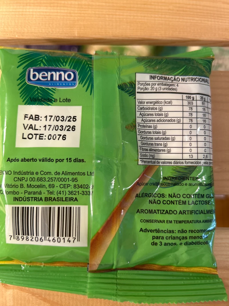 Bonbons à la noix de coco (Bala de Coco) - BENNO - 90g