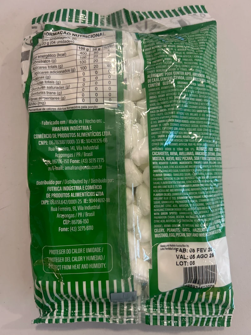 Bonbons à la noix de coco (Bala de Coco) - FUTRICA - 400g