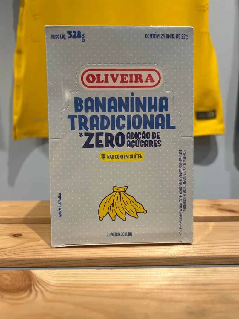 Bananinha Cremosa Zero Açúcar (Pâte de fruit à la banane Crémeuse zéro sucre) - OLIVEIRA - 528g