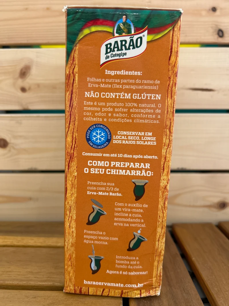 Yerba Maté Sélectionné (Erva Mate Chimarrão Premium) - BARÃO - 1Kg