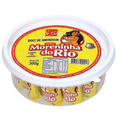 Douceur poudre de cacahuète forme bouchon (Paçoca rolha) - MORENINHA DO RIO - 300g