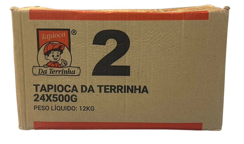 Tapioca Hydratée (Tapioca Hidratada - Goma de Tapioca Hidratada) - DA TERRINHA - Carton 24x500g