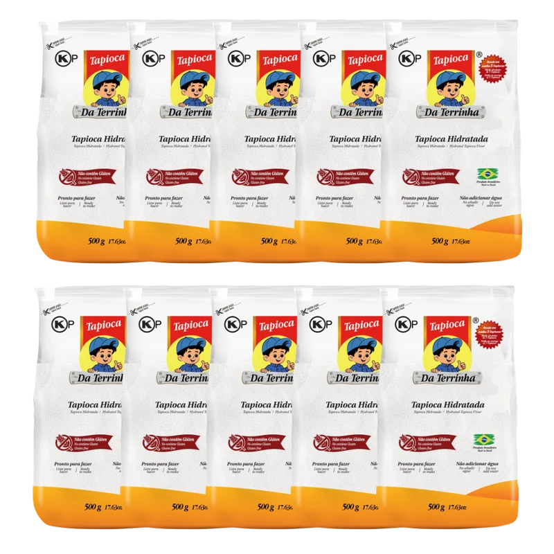 Combo - Tapioca Hidratada - DA TERRINHA - 500g - Compre 10 unidades e ganhe 10% de desconto