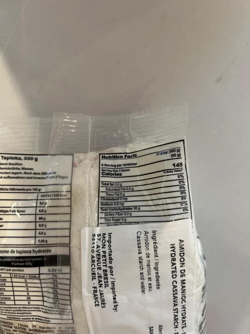 Combo - Tapioca Hidratada DA TERRINHA - 500g - Compre 4 unidades e ganhe 10% de desconto