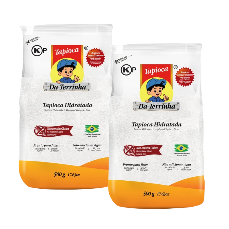 Combo - Tapioca Hidratada DA TERRINHA - 500g - Compre 2 unidades e ganhe 10% de desconto