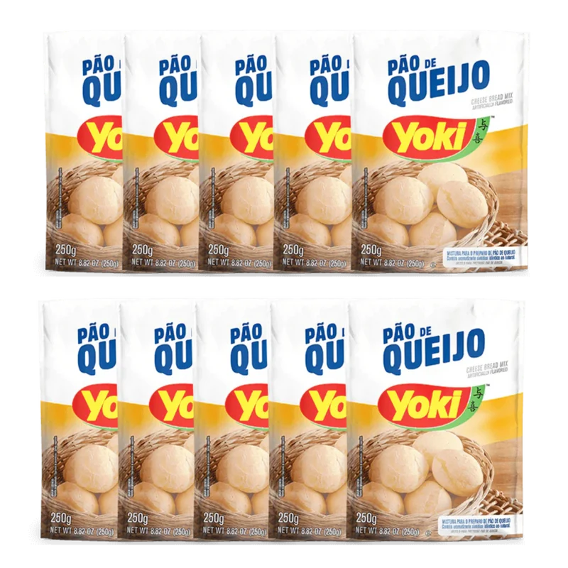 Combo - Mistura para Pão de Queijo YOKI - 250g - Compre 10 unidades e ganhe 10% de desconto