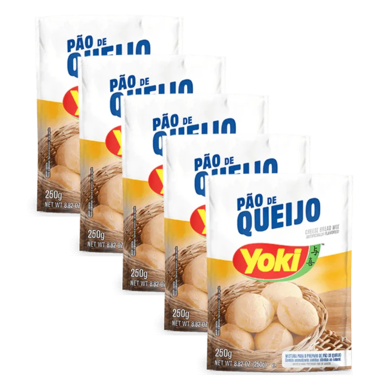 Combo - Mistura para Pão de Queijo YOKI - 250g - Compre 5 unidades e ganhe 10% de desconto