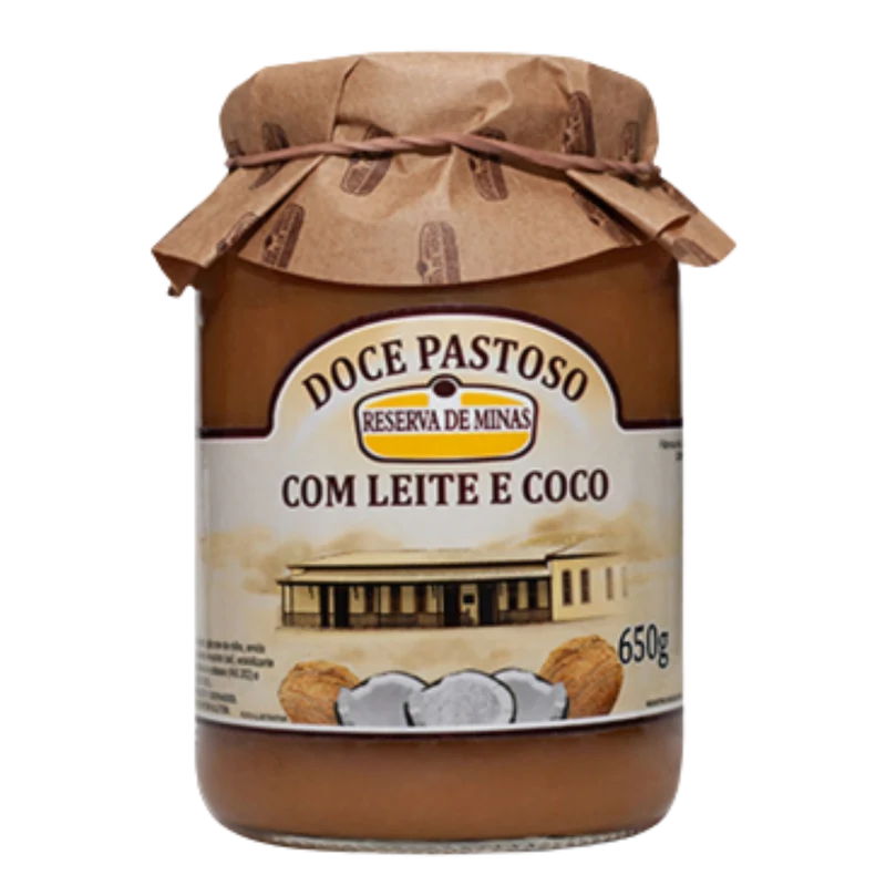 Dulce de leche à la noix de coco (Doce de Leite com Coco) - RESERVA DE MINAS - 650g