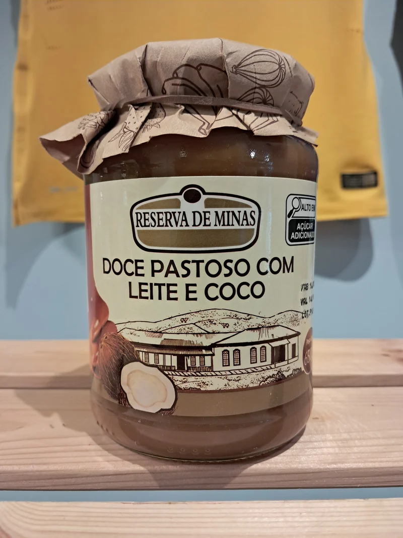 Dulce de leche à la noix de coco (Doce de Leite com Coco) - RESERVA DE MINAS - 650g