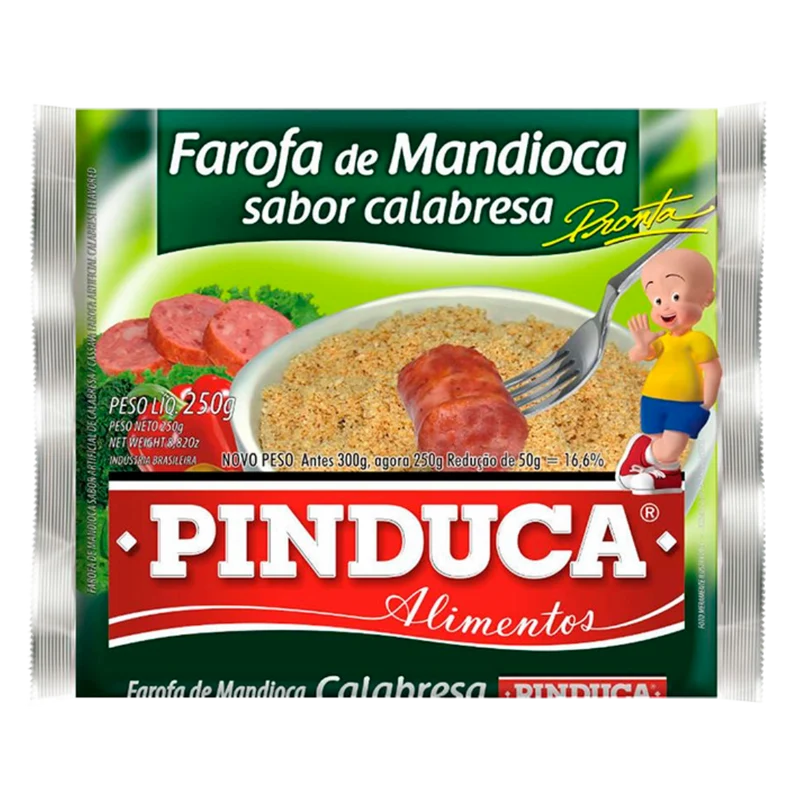 Farofa de Manioc à la Saucisse Calabraise (Farofa de Mandioca Calabresa) - PINDUCA - 250g