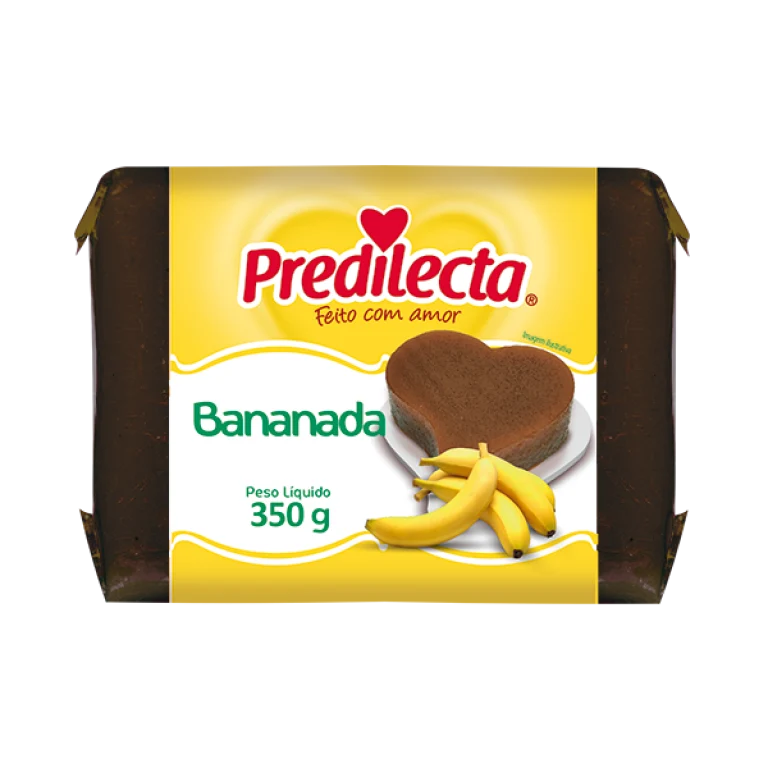 Pâte de fruit à la banane (Bananada Bloco) - PREDILECTA - 350g