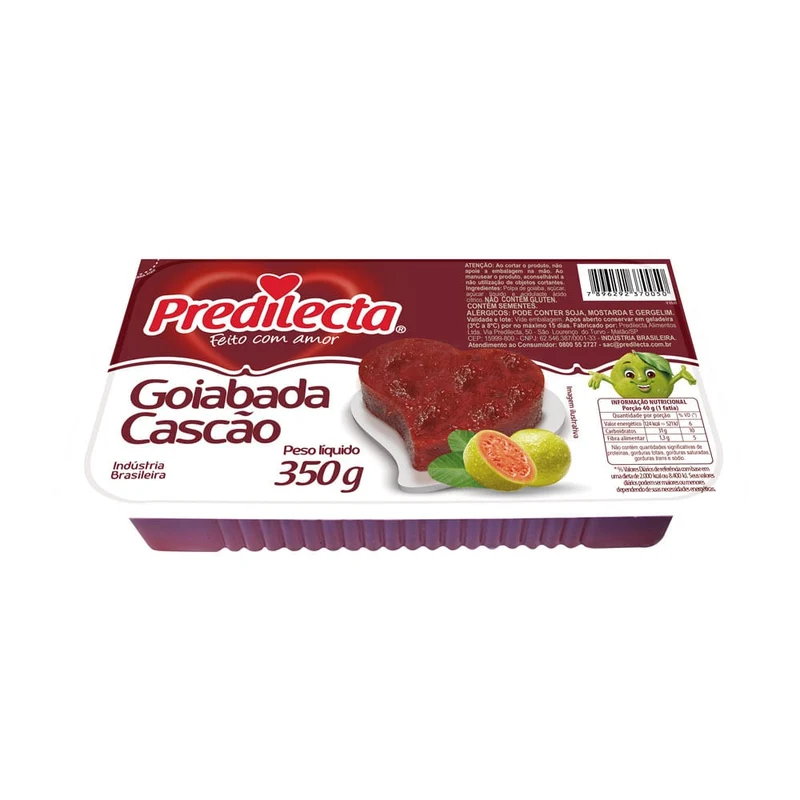 Pâte de fruit à la Goyave (Goiabada Cascão) - PREDILECTA - 350g