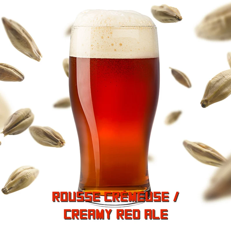 Rousse crémeuse - Recette tout grain 20L - Hoppy.ca