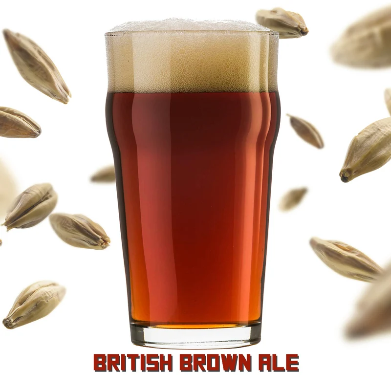 British Brown Ale - Recette tout grain 20L - Hoppy.ca