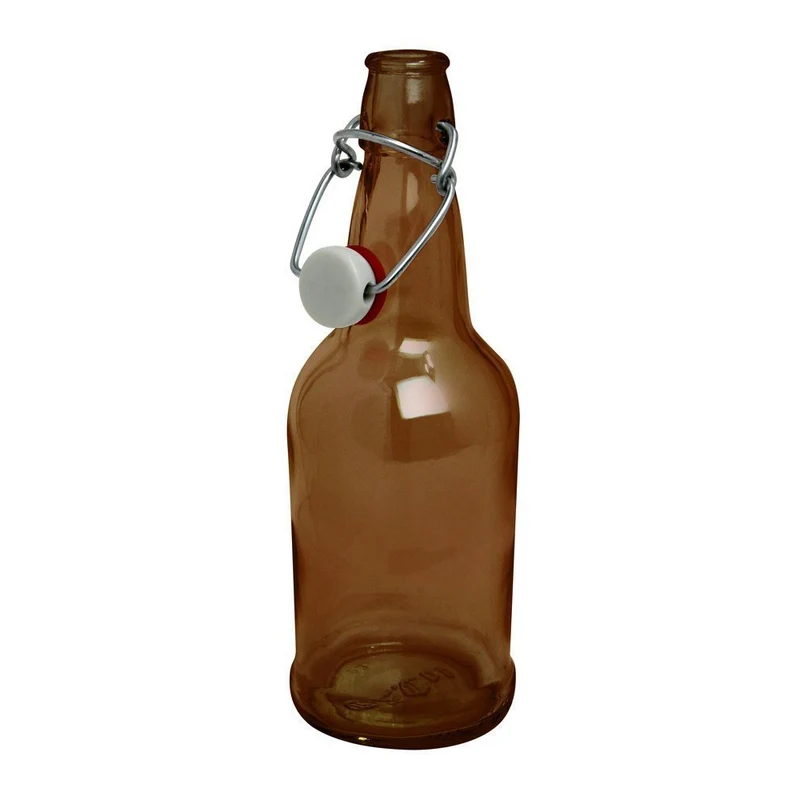 Bouteilles Ambrées Swing Top 500ml/16oz - (Caisse 12)