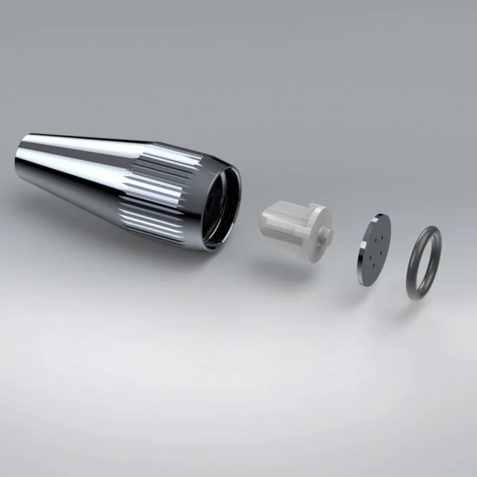 LUKR Stout, buse acier inoxydable (argent) - Robinet LUKR