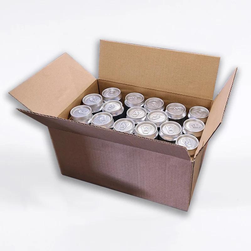 Canettes aluminium 473 ml (16oz)+ couvercles 202 LOE