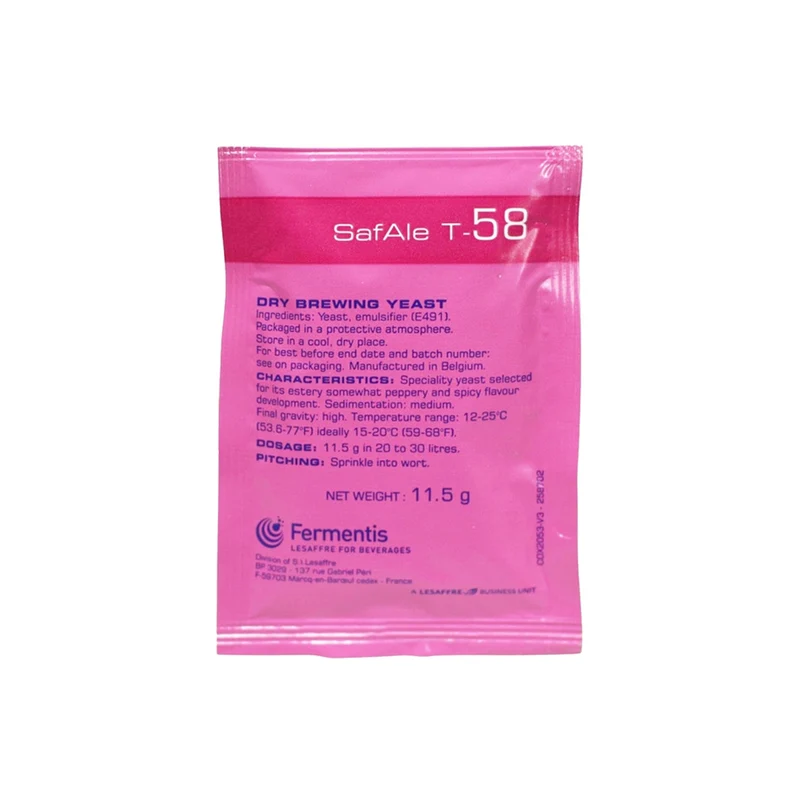 Fermentis - SafAle™ T-58 Dry Ale Yeast (11.5 g)