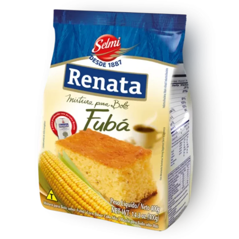 Préparation pour Gâteau de Maïs (Mistura para Bolo de Fubá) - RENATA - 400g