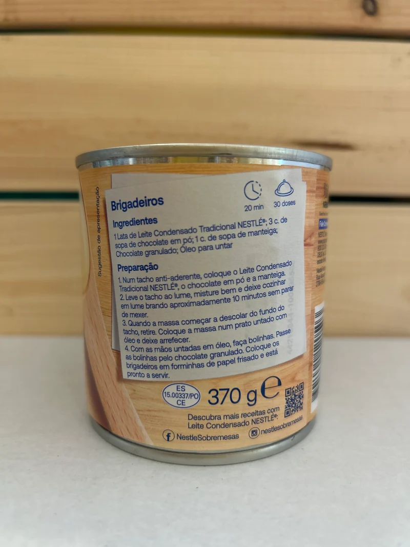 Lait concentré (Leite Condensado Tradicional)- NESTLÉ - 370g