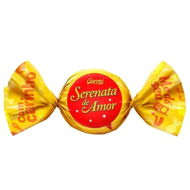 Gaufrette au chocolat avec garniture au noix de cajou (Bombom Serenata de Amor) - GAROTO - unidade