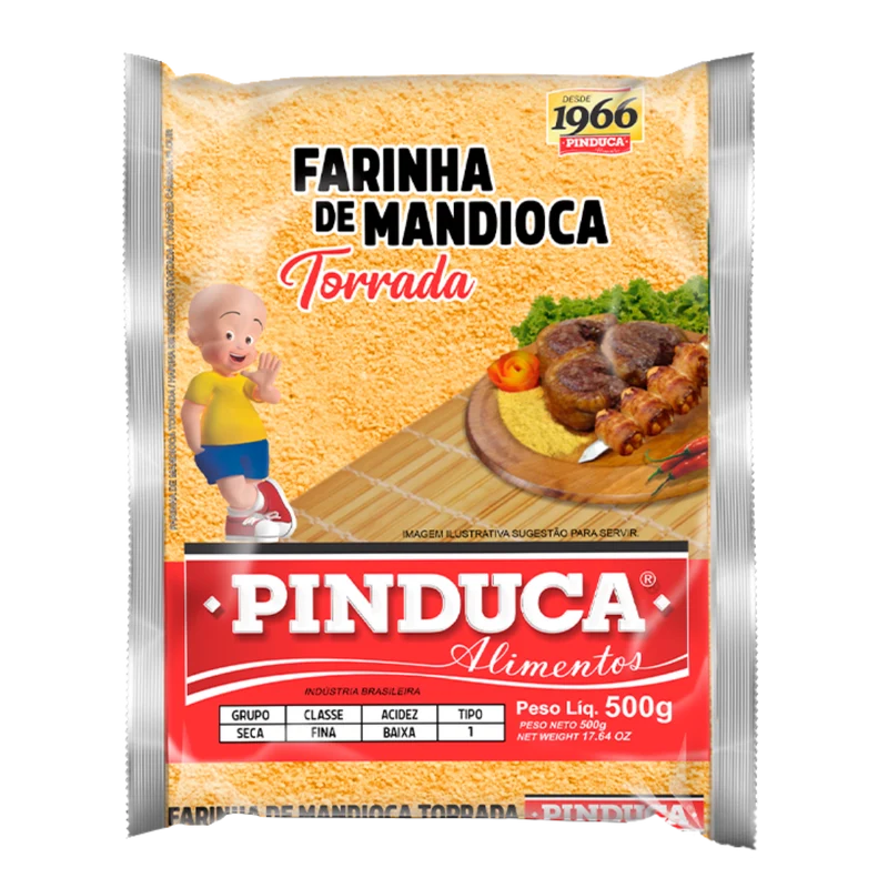 Farine de Manioc Grillée (Farinha de Mandioca Torrada) - PINDUCA - 500g