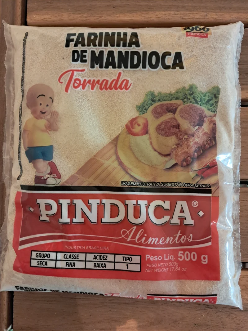 Farine de Manioc Grillée (Farinha de Mandioca Torrada) - PINDUCA - 500g