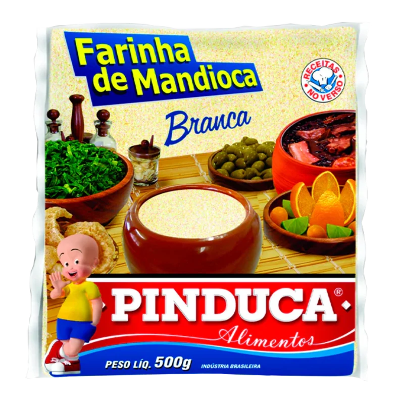 Farine de Manioc Cru Blanc (Farinha de Mandioca Crua Branca) - PINDUCA - 500g