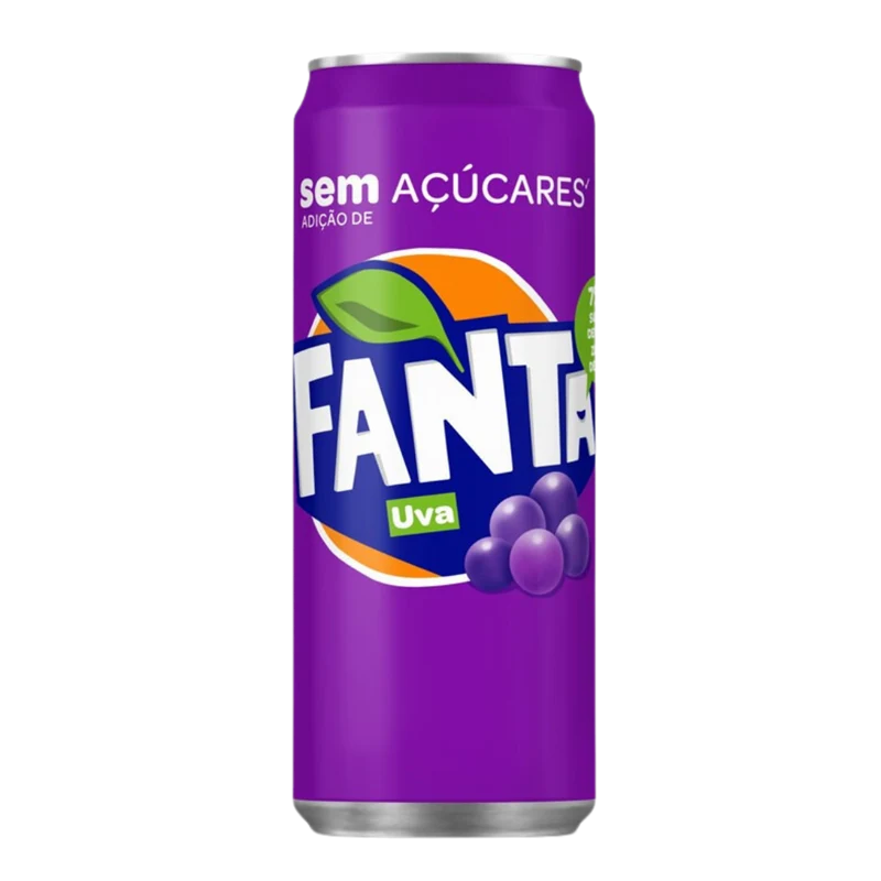 Soda au raisin sans sucre - FANTA (Refrigerante de Uva Zero) - FANTA - 330ml - Promoção