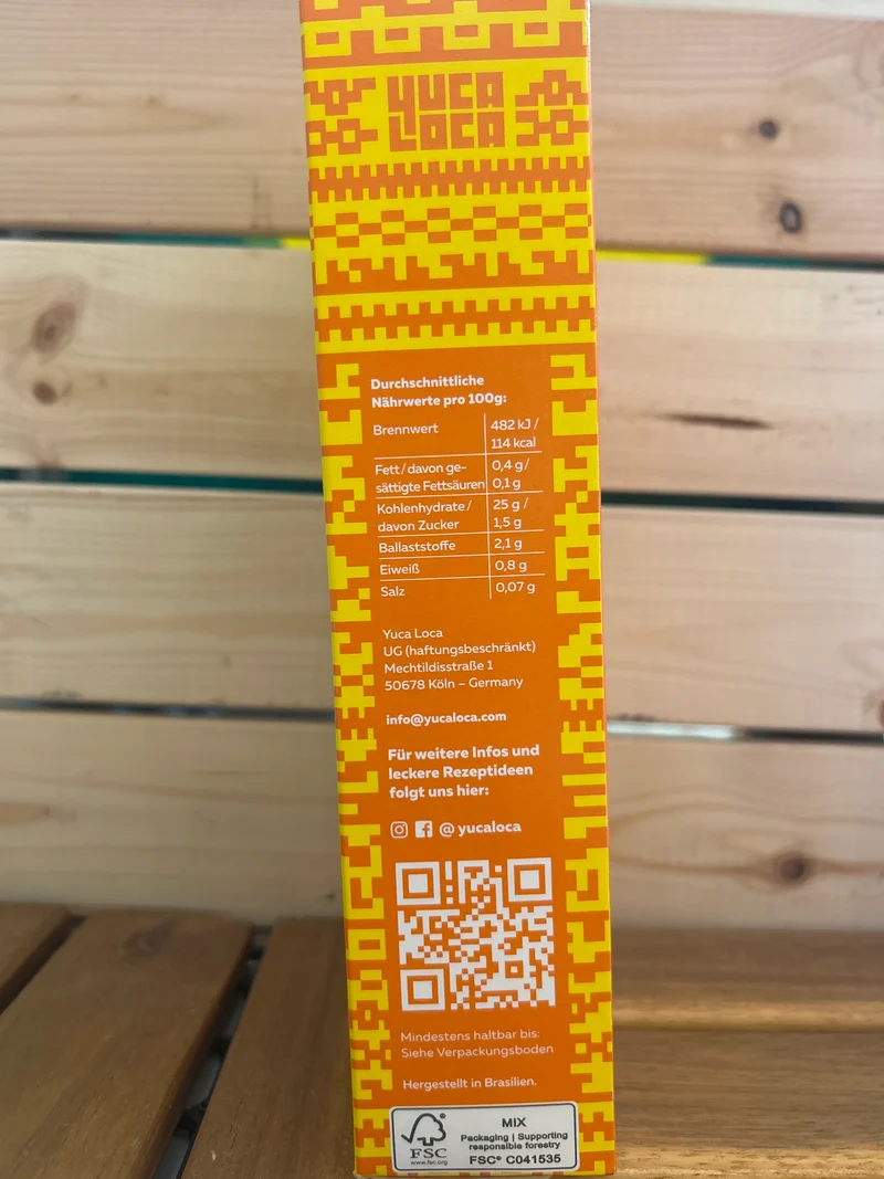 Manioc Cuit (Mandioca Cozida) - YUCA LOCA - 500g - Promoção