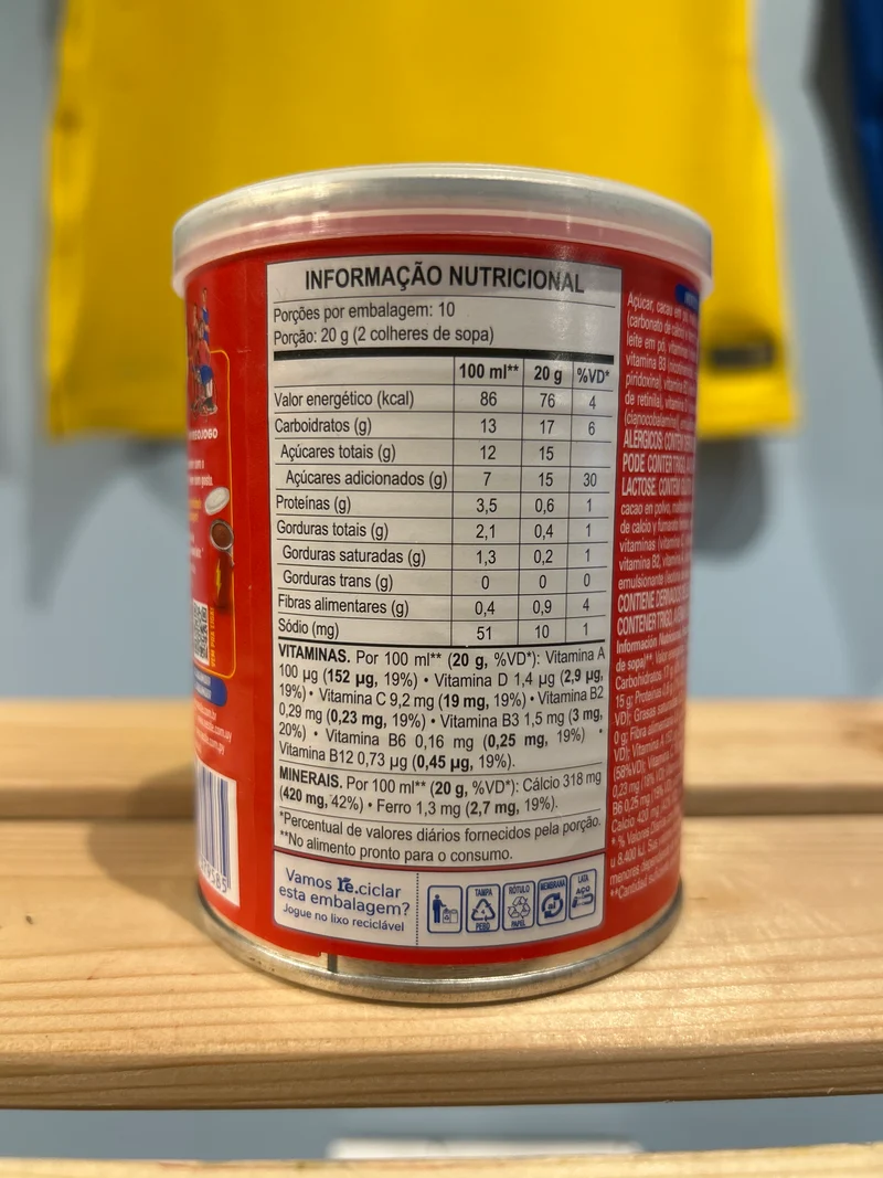 Chocolat en poudre (Achocolatado Nescau) - NESTLÉ - 200g