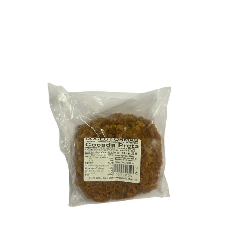 Dessert à la noix de Coco brulé (Cocada Queimada) - DOCES FORMAS - 140g