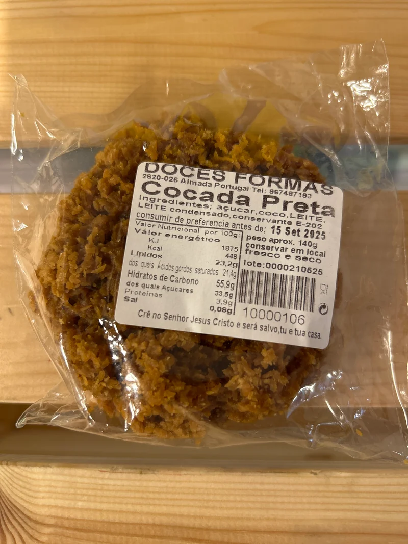 Dessert à la noix de Coco brulé (Cocada Queimada) - DOCES FORMAS - 140g
