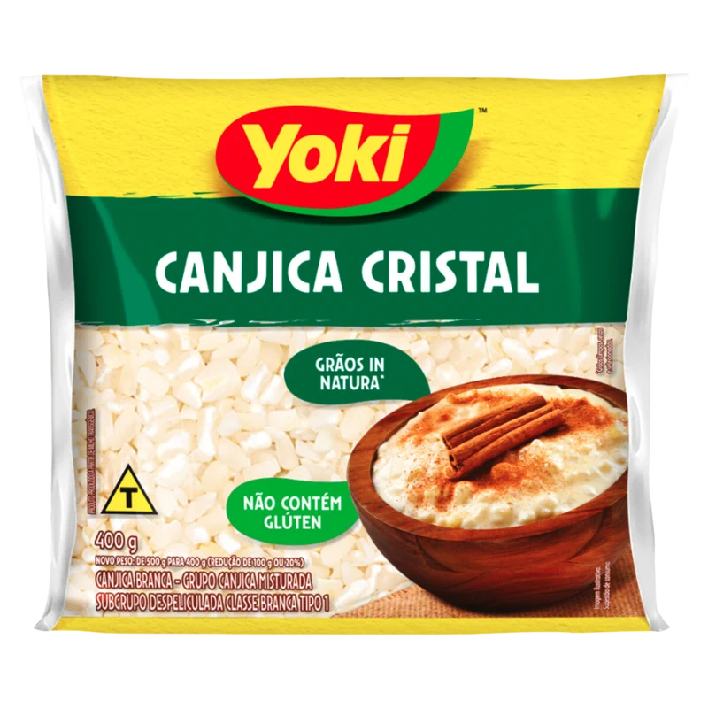 Maïs sec blanc “Hominy” (Canjica Branca) - YOKI - 400g