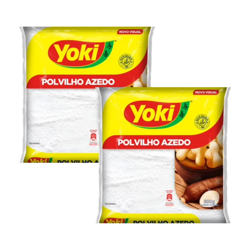 Combo - Polvilho Azedo - YOKI - 500g - Compre 2 unidades e ganhe 10% de desconto