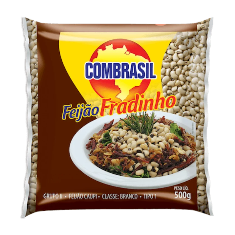 Haricots à œil noir (Feijão Fradinho - Feijão de Corda) - COMBRASIL - 500g