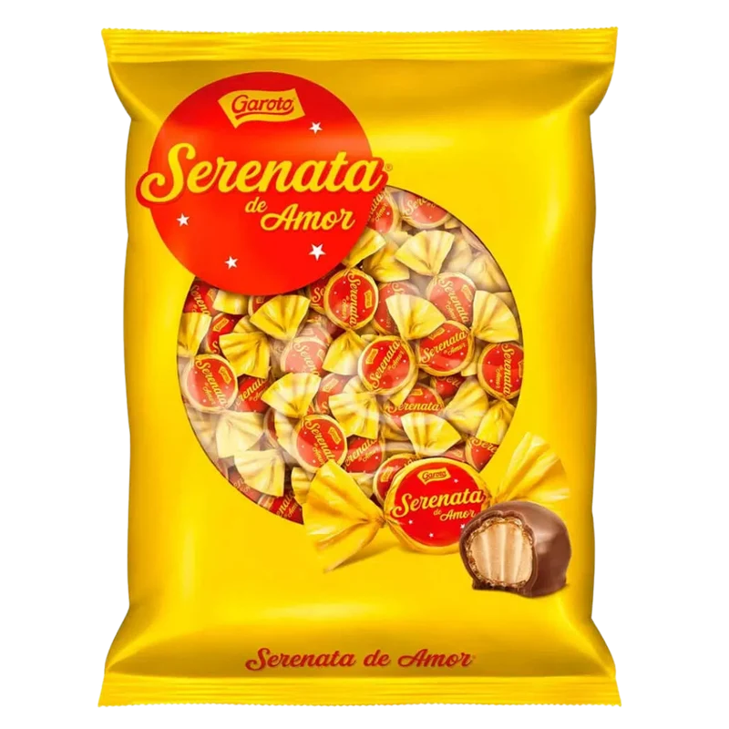 Gaufrette au chocolat avec garniture au noix de cajou (Bombom Serenata de Amor) - GAROTO - 825g