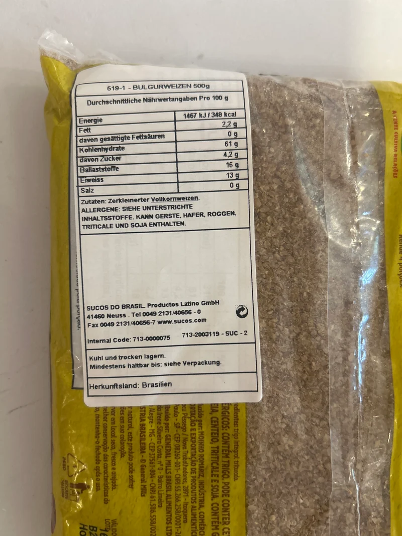 Boulgour (Trigo para Kibe) - YOKI - 500g