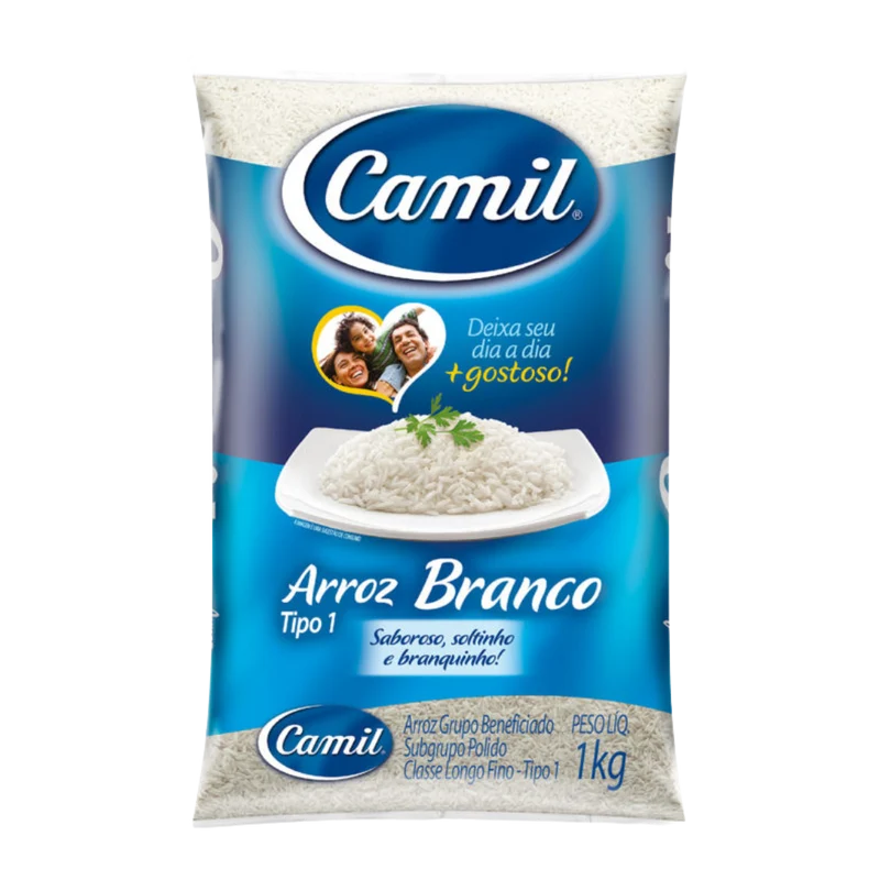 Riz blanc (Arroz Branco) - CAMIL - 1Kg