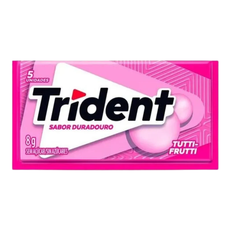 Chiclete Tutti-Fruti - TRIDENT - 8g - unidade