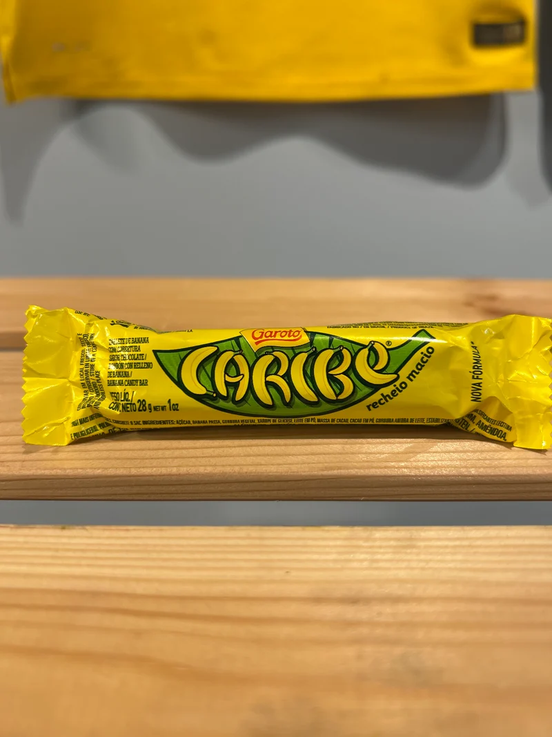 Bombom Caribe sabor Banana - GAROTO - 28g