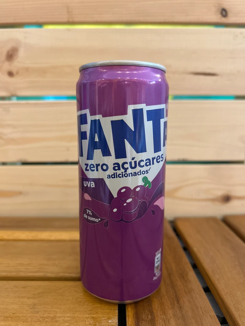 Soda au raisin sans sucre - FANTA (Refrigerante de Uva Zero) - FANTA - 330ml