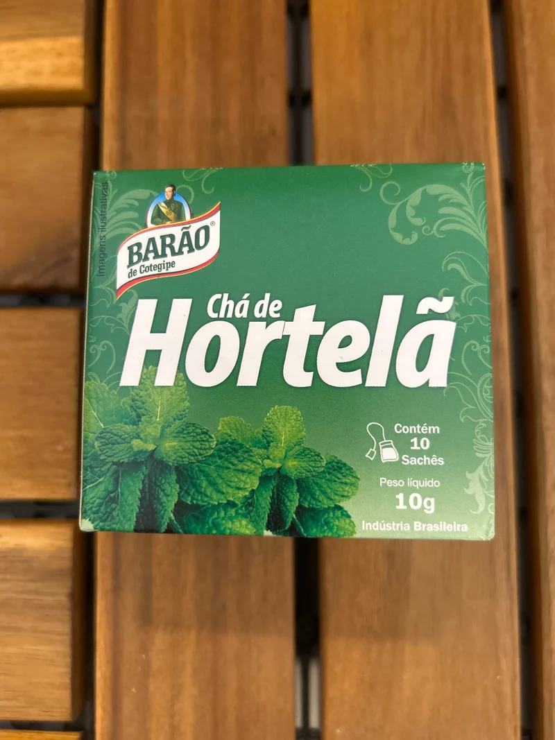 Tisane à la menthe (10 sachets) (Chá de Hortela 10 saches) - BARÃO