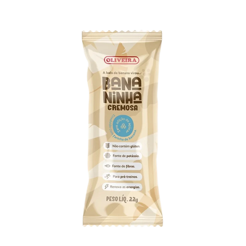 Bananinha Cremosa Zero Açúcar - OLIVEIRA - unidade