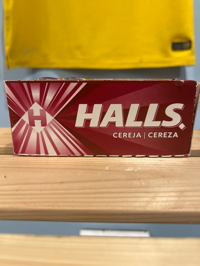 Bonbon cerise-(Bala Cereja) - HALLS - 28g