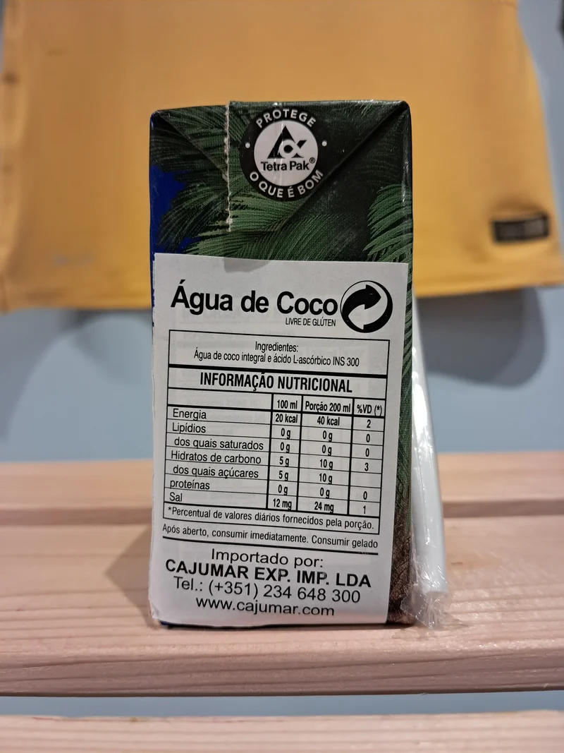 Eau de coco (Água de Coco) - SOCOCO - 200ml